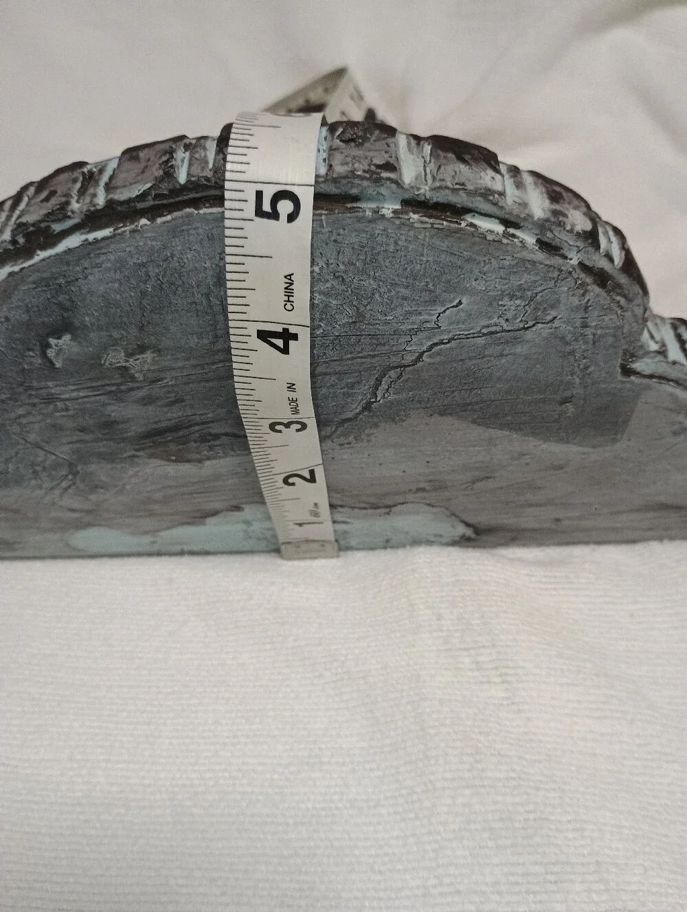 DECORATIVE Distressed CORNICE WALL SHELF Antiqued Heavy Plaster